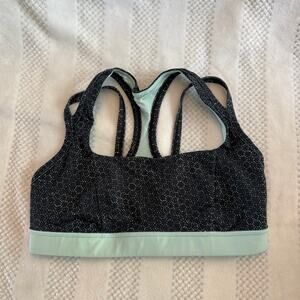 new lululemon racerback double strap splendour sports bra size 8